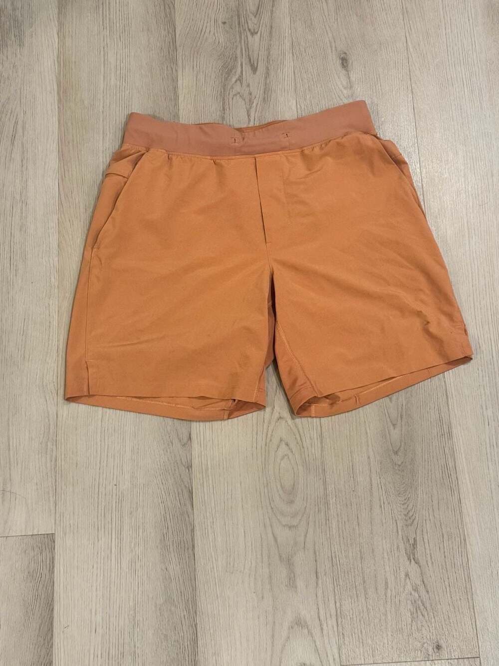 Lululemon Pace Breaker Short Size M Orange Athletic Shorts